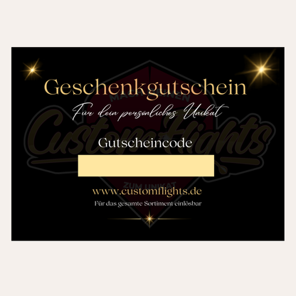 Geschenkgutschein